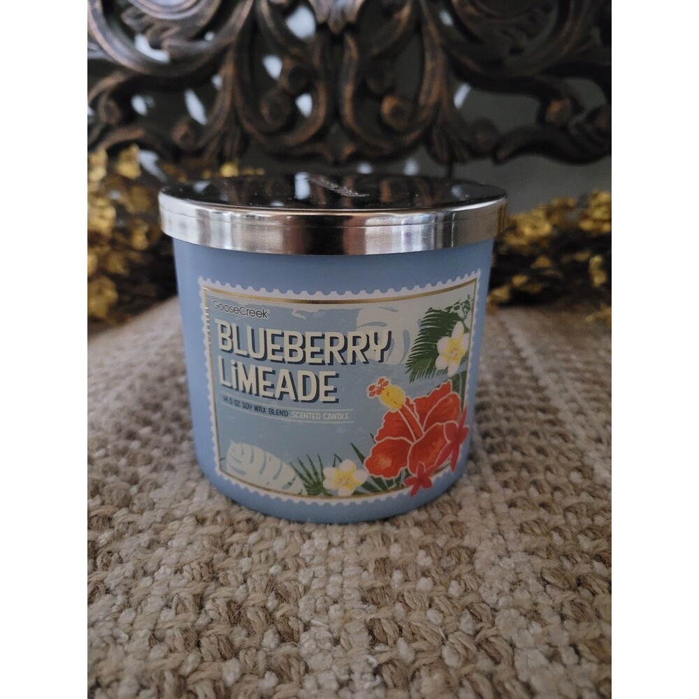 Goose Creek Blueberry Limeade 3-wick Candle